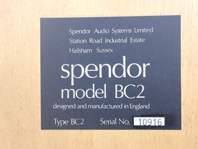 スペンドール SPENDOR | スピーカー Spendor ⁄ BBC 3wayスピーカー SP2 