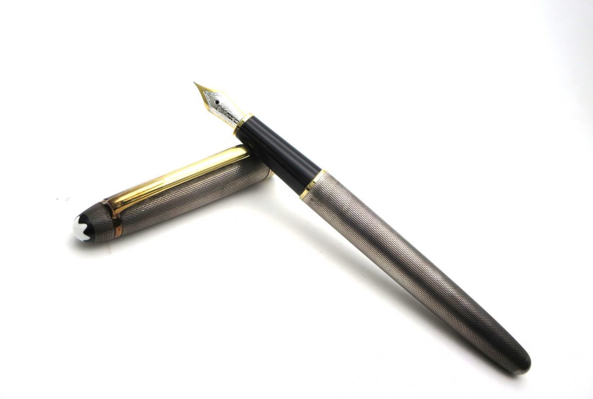 SALE，定番人気 1000円スタート 万年筆 MONTBLANC モンブラン MEISTERSTUCK マイスターシュテュック シルバー925 ペン先4810 18K 750刻印有り 文房具 C7006(モンブラン)｜売買されたオークション情報、yahooの商品情報をア モンブラン