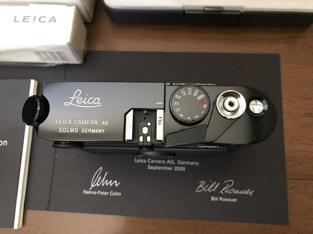 美品: ライカ Leica M6 TTL 0.72 LHSA スペシャルエディション 