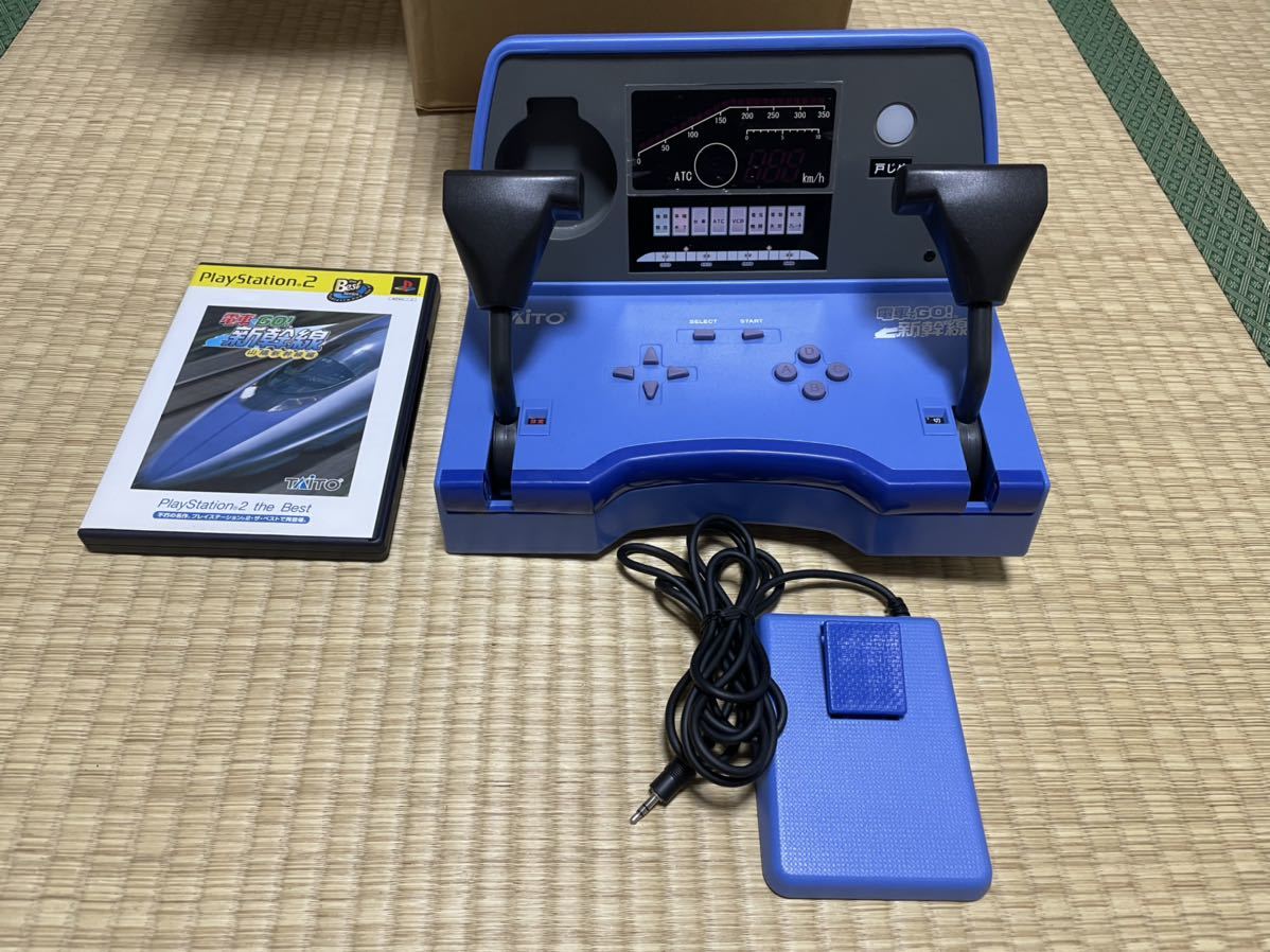 TAITO PS2 電車でGO 新幹線 専用コントローラー+ソフト 