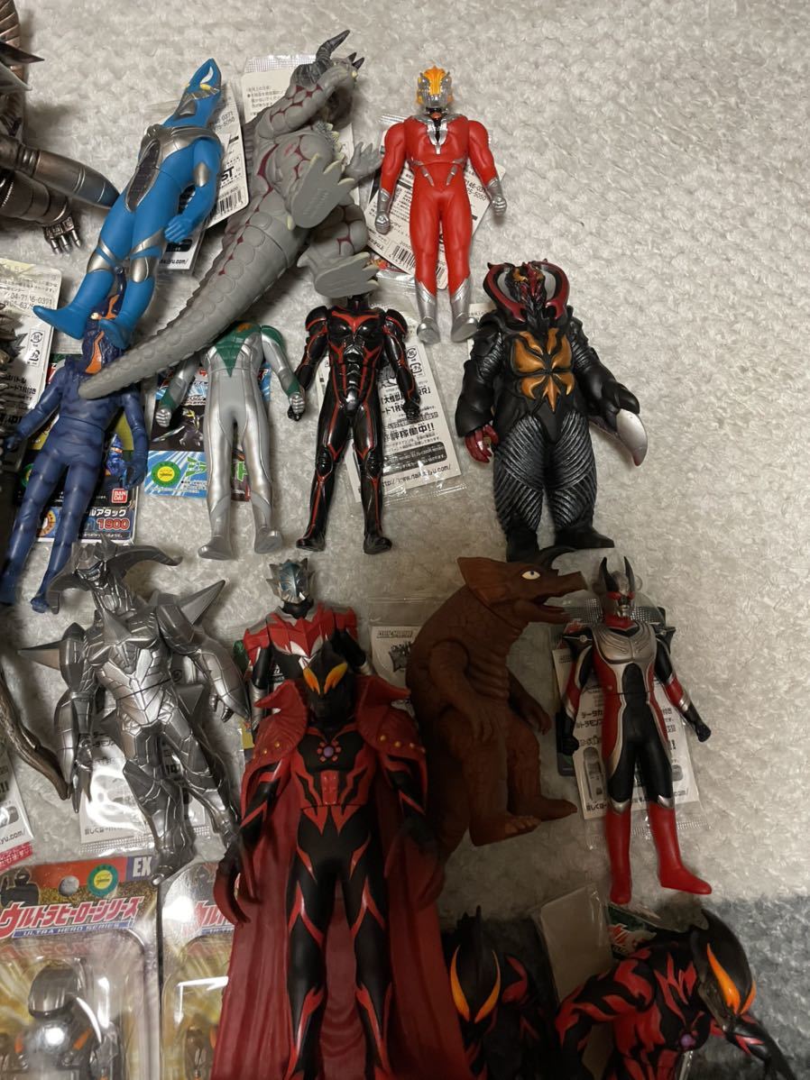 1円スタート ウルトラマン ソフビ ジャンク セット タグ付き多数
