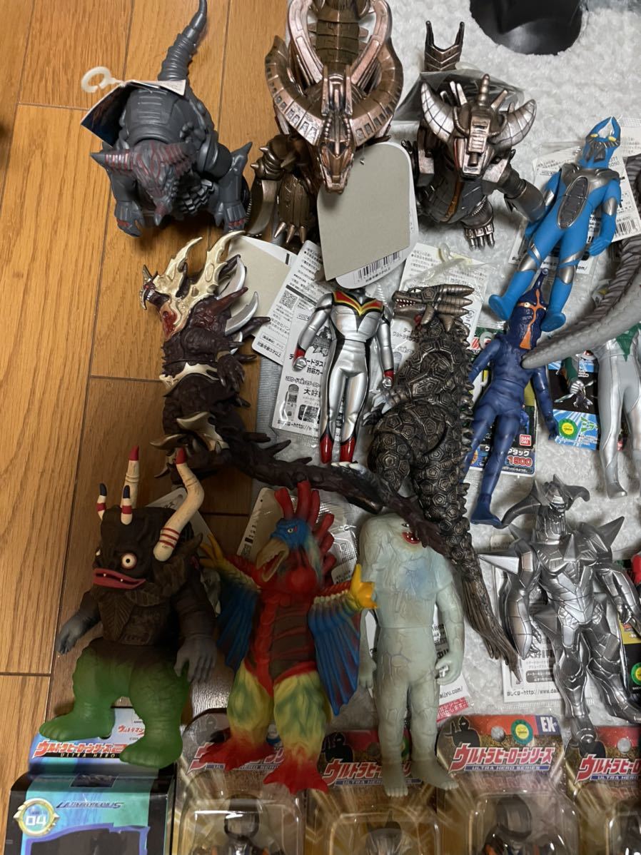 1円スタート ウルトラマン ソフビ ジャンク セット タグ付き多数