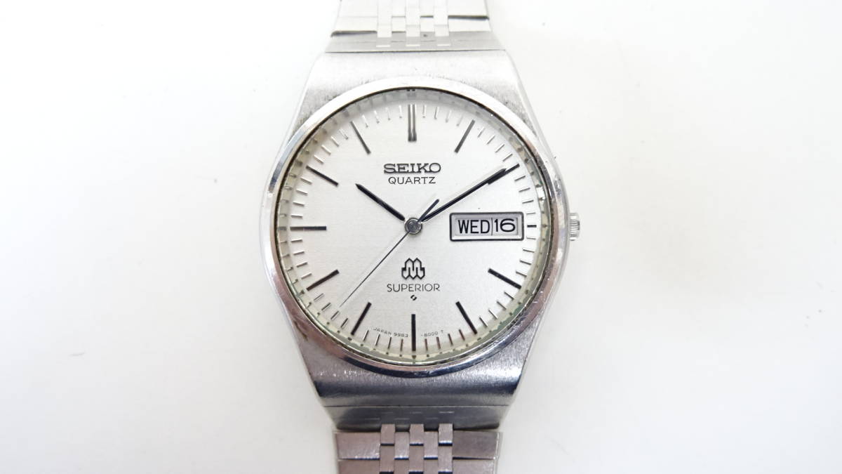 大阪11086MKI] SEIKO SUPERIOR メンズ 腕時計 クォーツ 9983-8000 