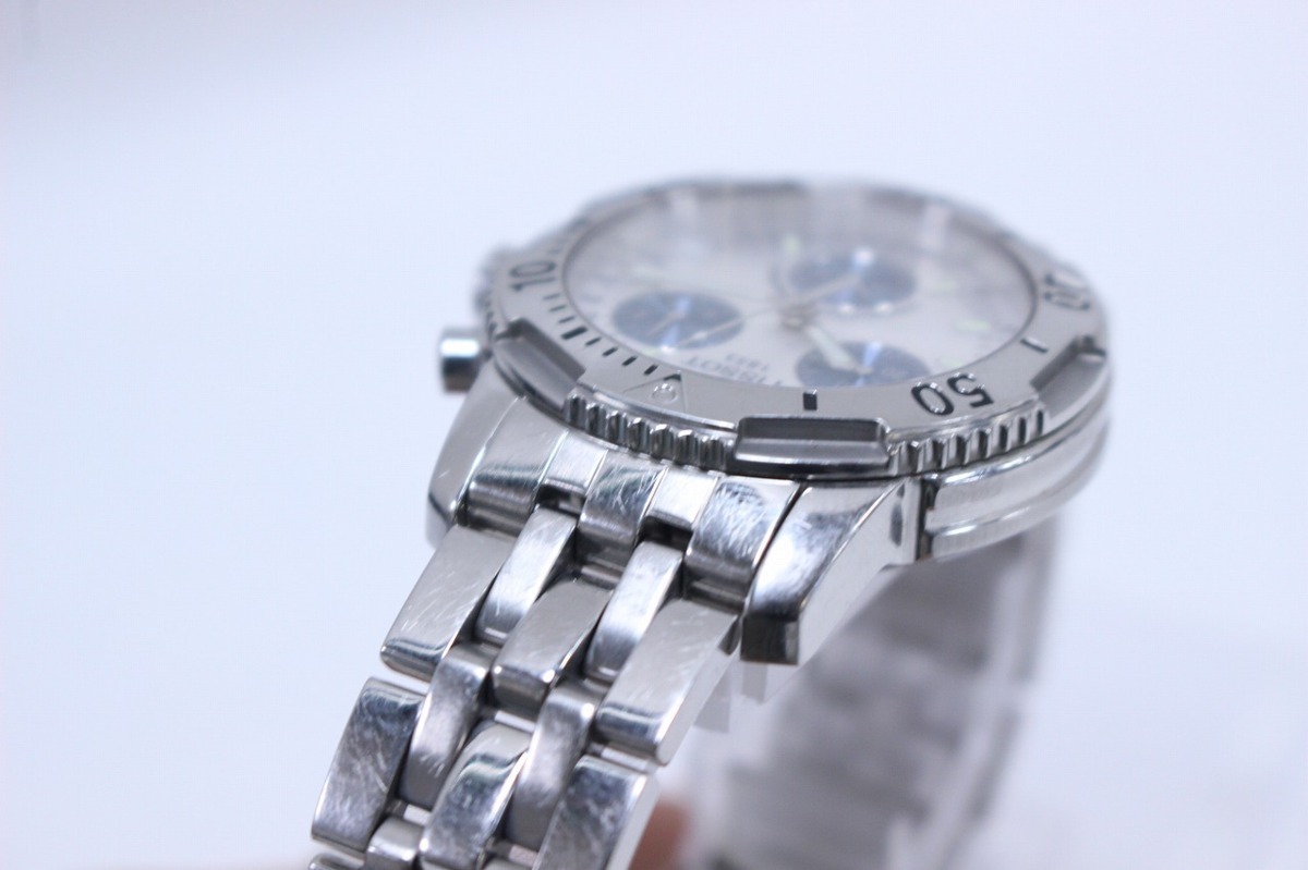新品電池交換済み】TISSOT ティソ T362/462 スイス製 PRS200 クロノ 