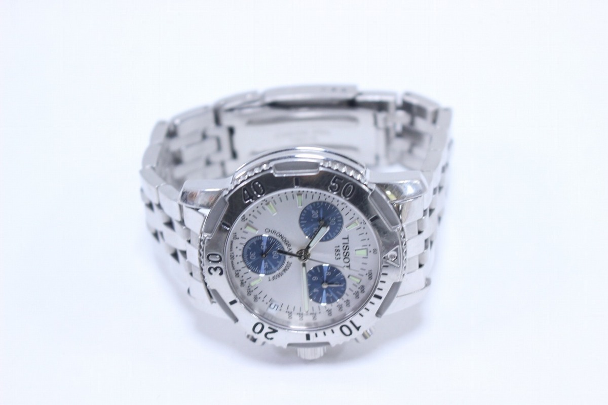 新品電池交換済み】TISSOT ティソ T362/462 スイス製 PRS200 クロノ 