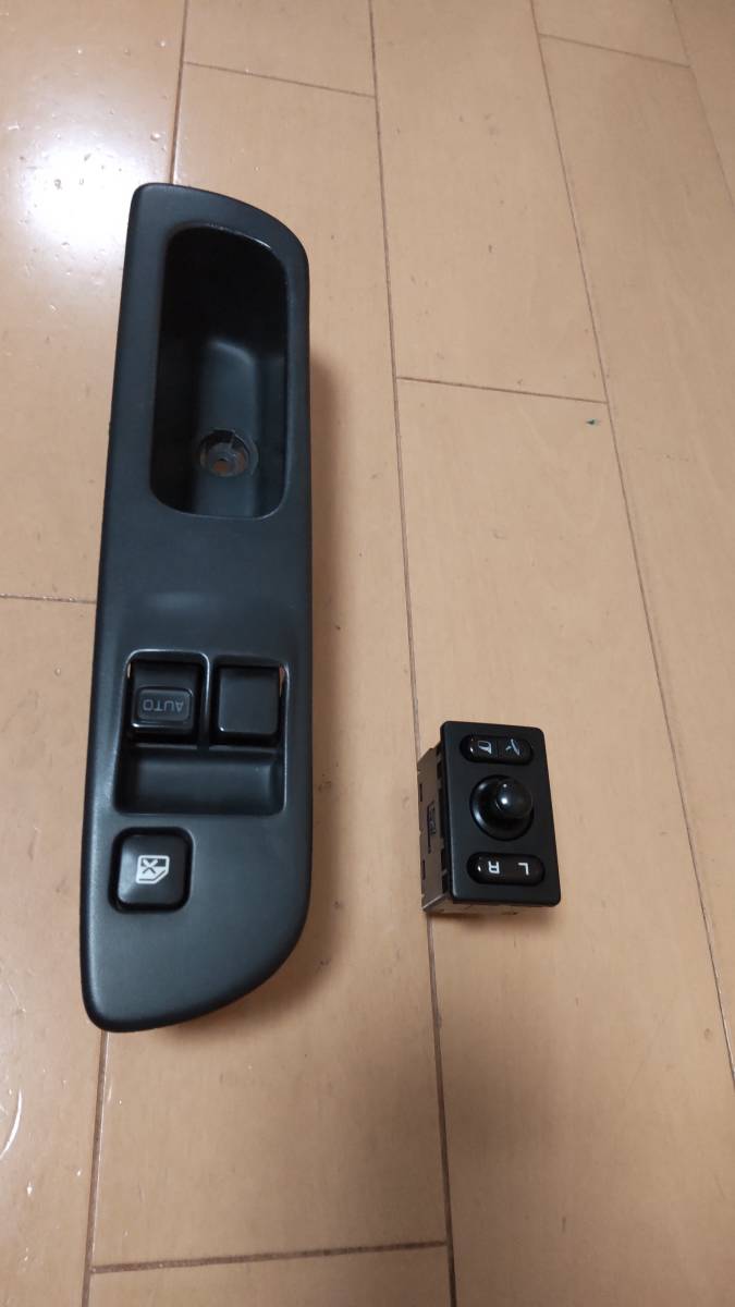 ☆シルビアS14 純正 パワーウィンドウスイッチ P/W パネル ドアミラー