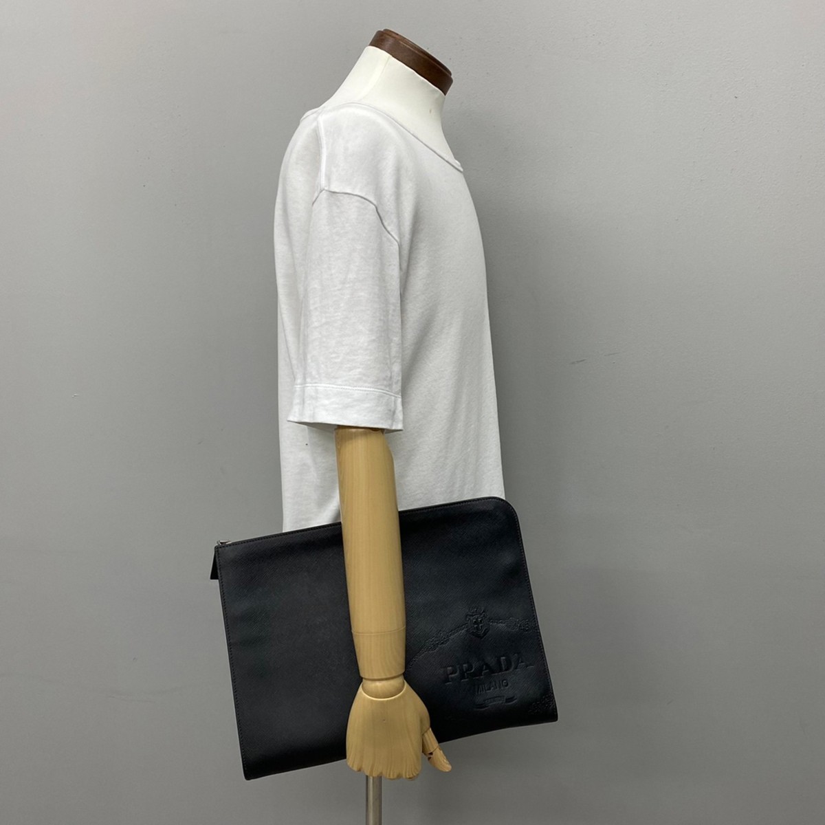 プラダ PRADA サフィアーノレザー エディション リ 希少カラー 1円 極 