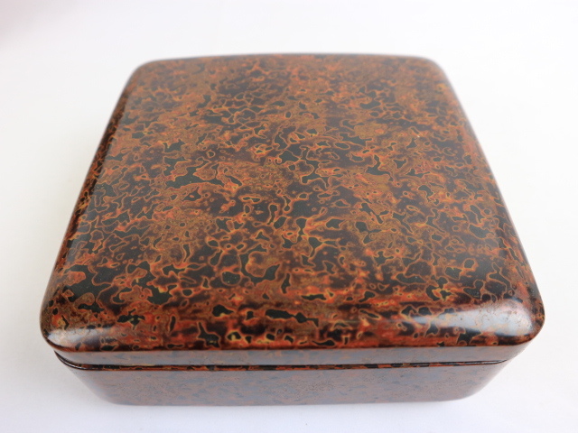 津軽塗 七々子塗 漆器まとめて 唐塗⁄七々子塗 重箱⁄硯箱⁄丸盆⁄菓子器