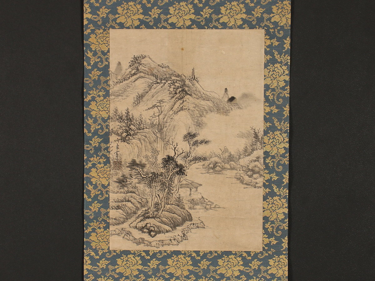 模写】【1円開始】【伝来】mz9778〈董其昌〉山水図 中国画 | ARA.GOV.AF