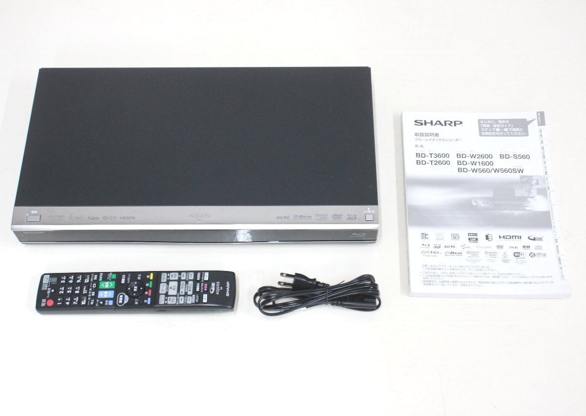SHARP AQUOS ブルーレイレコーダー BD-W500 500GB 動作保証 家電、AV SHARP AQUOS ブルーレイレコーダー BD-W500 500GB 動作保証 家電、AV
