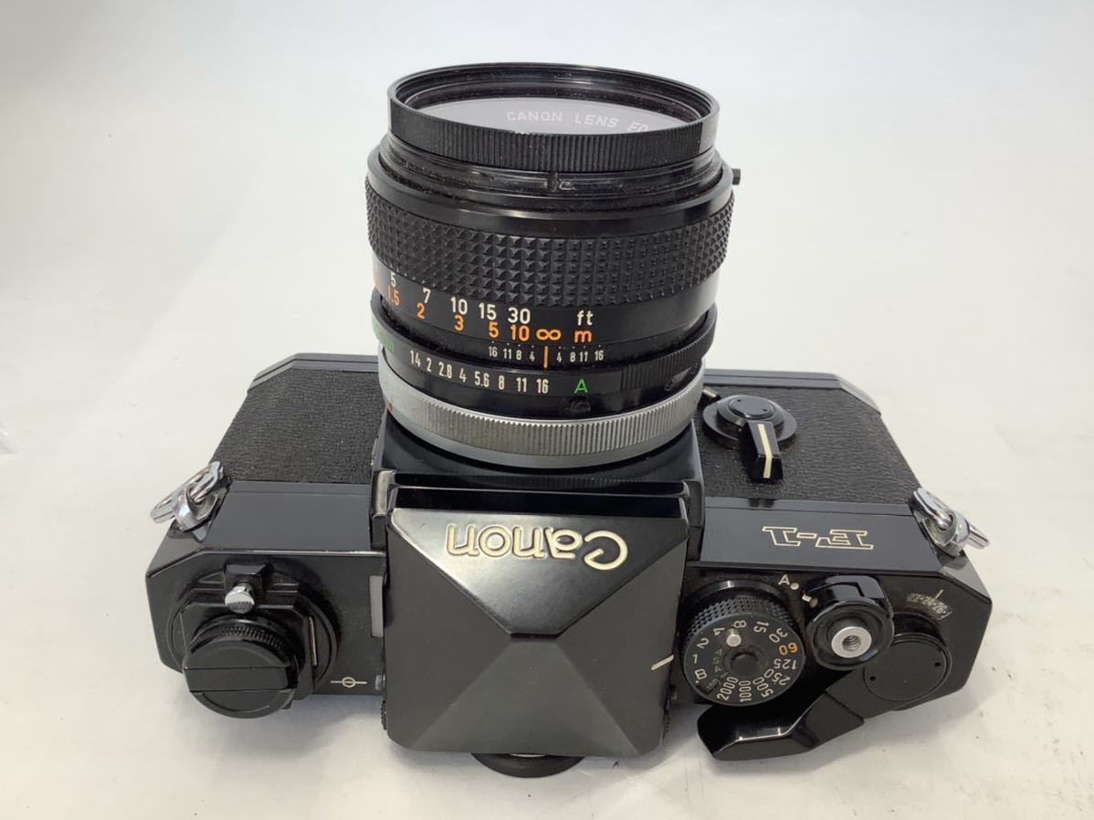 ジャンク/返品不可 Canon F-1 50mm F1.4 S.S.C. + FD 135mm F2.5 S.C.