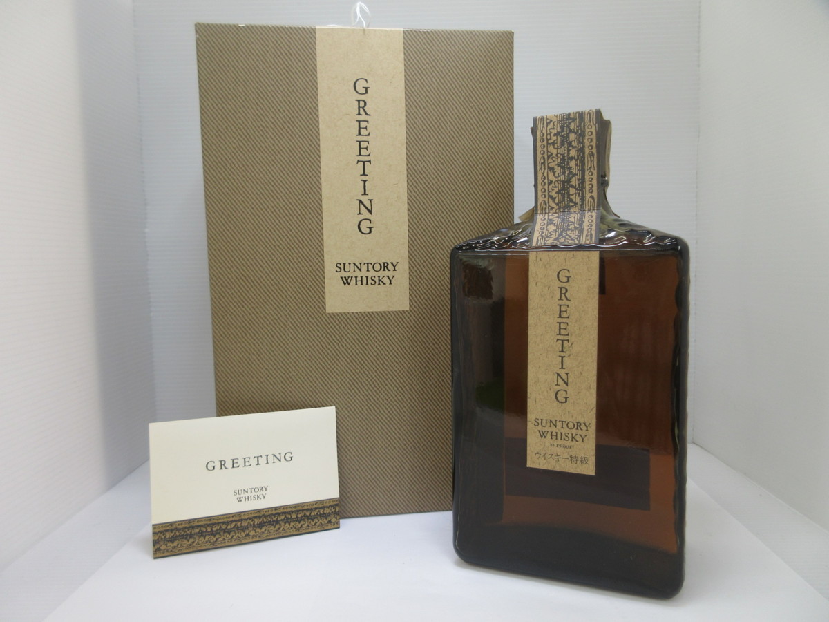 サントリー グリーティング ウイスキー 720ml Greeting 0 43％ 未開栓