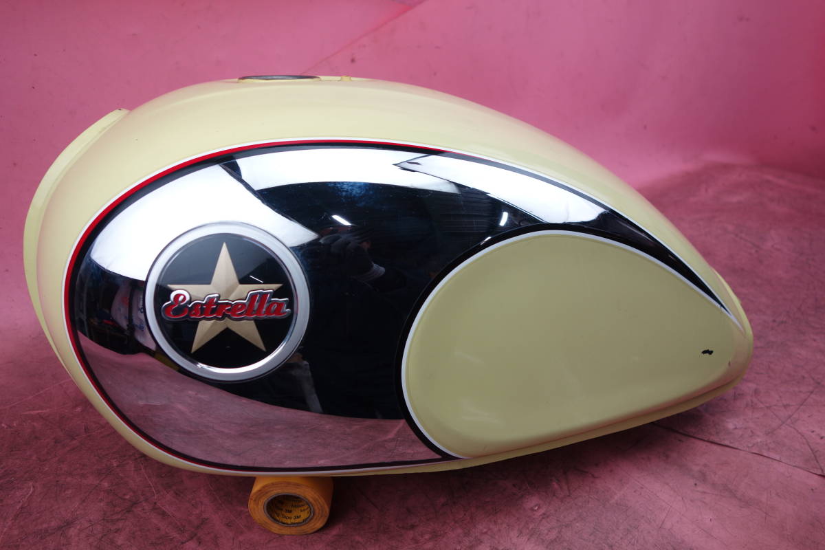 (1台分解)　希少メッキ モデル !! 中OK　 エストレア リミテッド　純正　タンク　　BJ250A (エストレアRS) 160XAW6