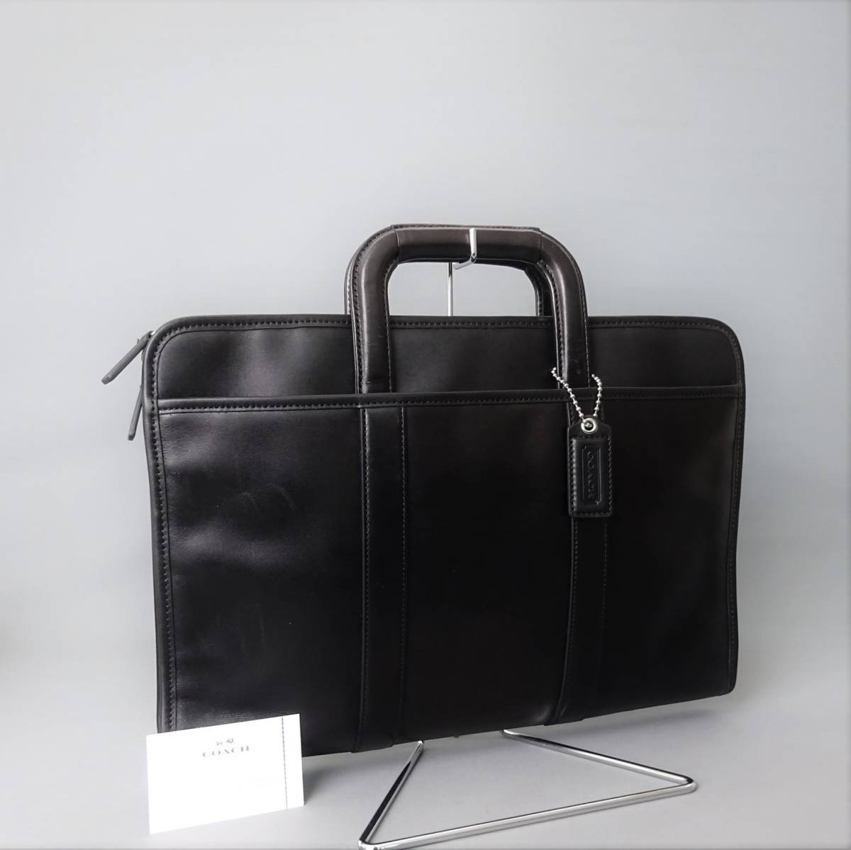 コーチ COACH ビジネスバッグ ブリーフケース ネイビー バッグ COACH 