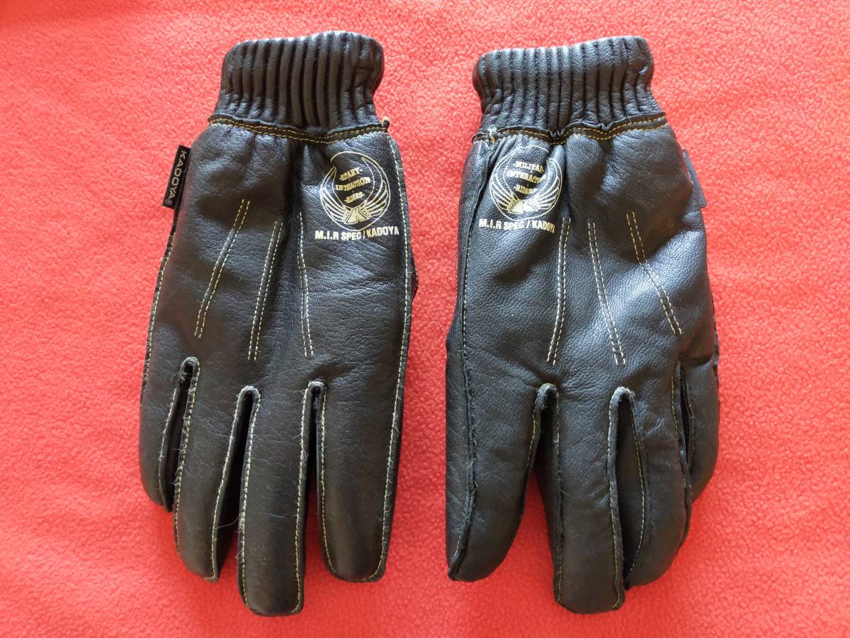 KADOYA カドヤ レザーメッシュグローブ XLサイズ 美品 【メーカー直営