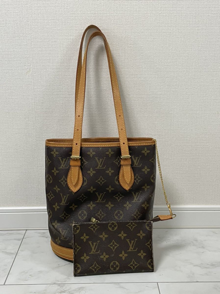 モノグラム LOUIS ルイヴィトン Louis VUITTON バケツ プチ バケットPM