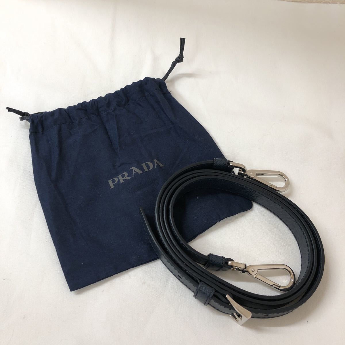e) 未使用保管品 PRADA プラダ ショルダーストラップ ショルダー紐 
