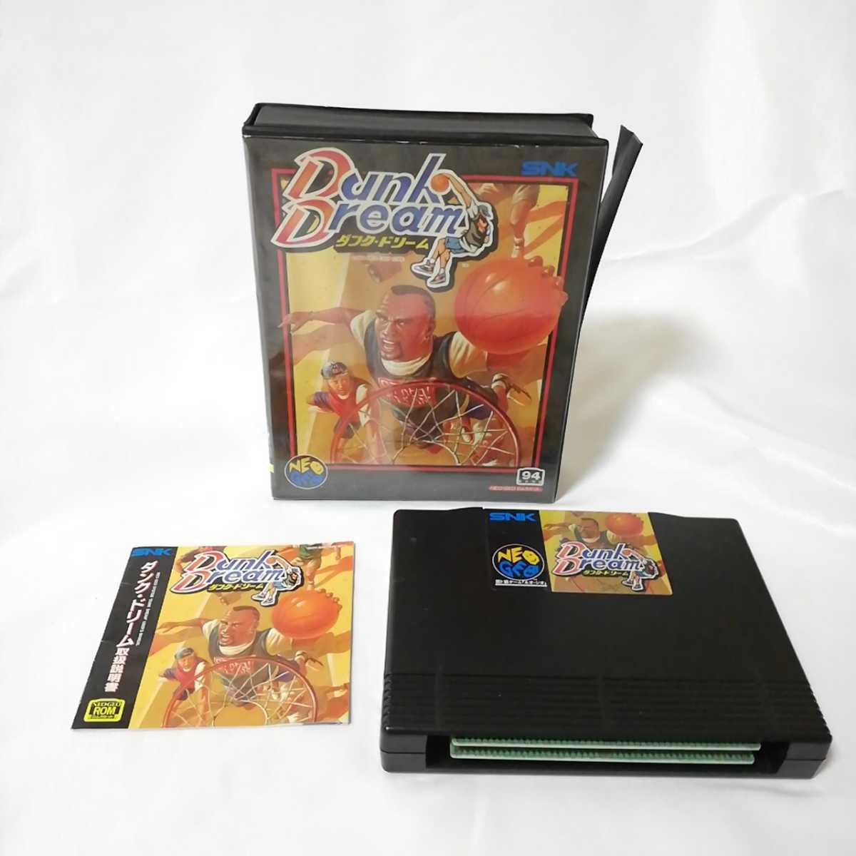 説明書あり ダンクドリーム ネオジオ ROM NEO GEO DUNK DREAM SNK
