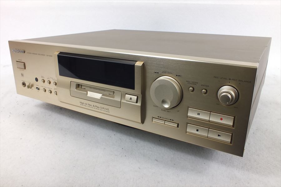 ケンウッド MDデッキ DM-9090 動作良好 貴重 [管理1169] ◇ KENWOOD ケンウッド DM-9090 MDプレーヤー レコーダー 中古 現状品