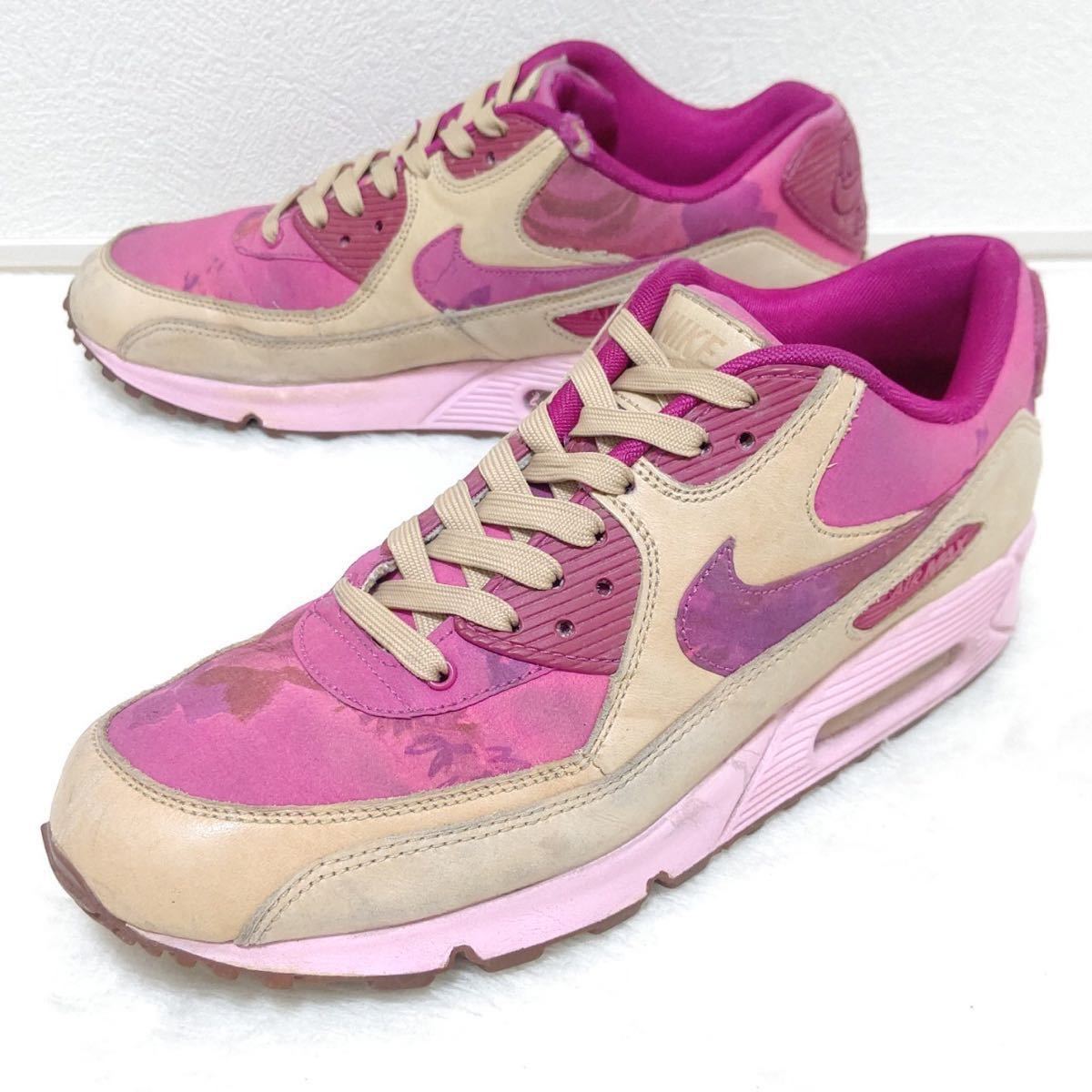  NIKE ナイキ エアマックス 90 リバティー コレクション ピンク フラワー レア ランニング テニス メンズ サイズ 26.0cm /1256JN(26.0cm)｜売買されたオークション情報、yahooの商品情報をアーカイブ公 26.0cm