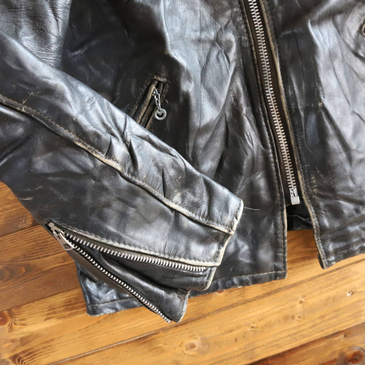 18/T7.19 70s ビンテージ 米国製 SCHOTT ショット CYCLE RIDER 
