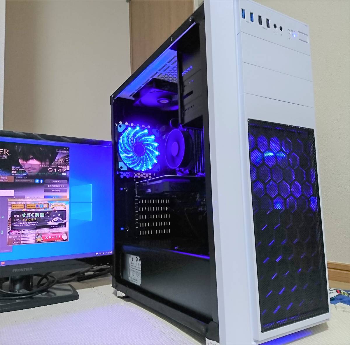 ゲーミングPC i7-4790/GTX960/16GBデュアルチャンネル/SSD240GB(Intel