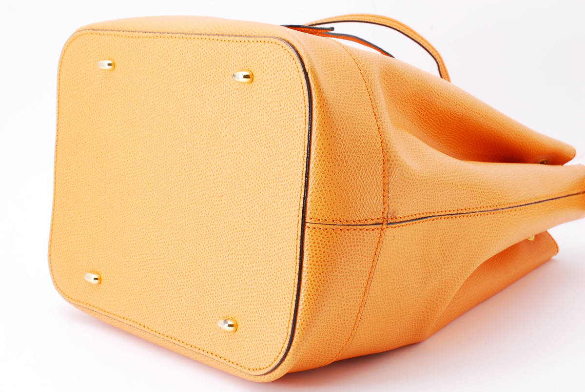 1円スタート】美品 ヴィンテージ CELINE セリーヌ レザー サークルロゴ 