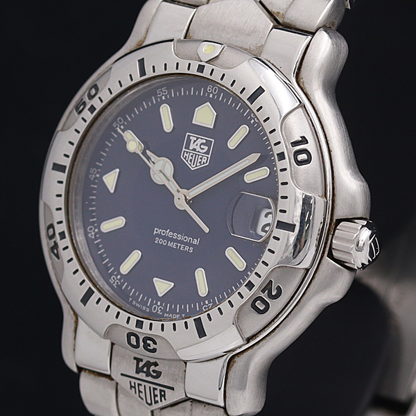 1円☆稼働☆良品【タグホイヤー】WH1115-K1 6000 プロフェッショナル 