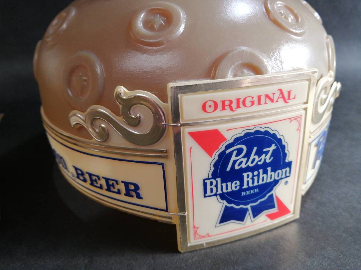 Blue Pabst Ribbon 壁掛け パブスト ビール ビンテージ 飾り 照明 