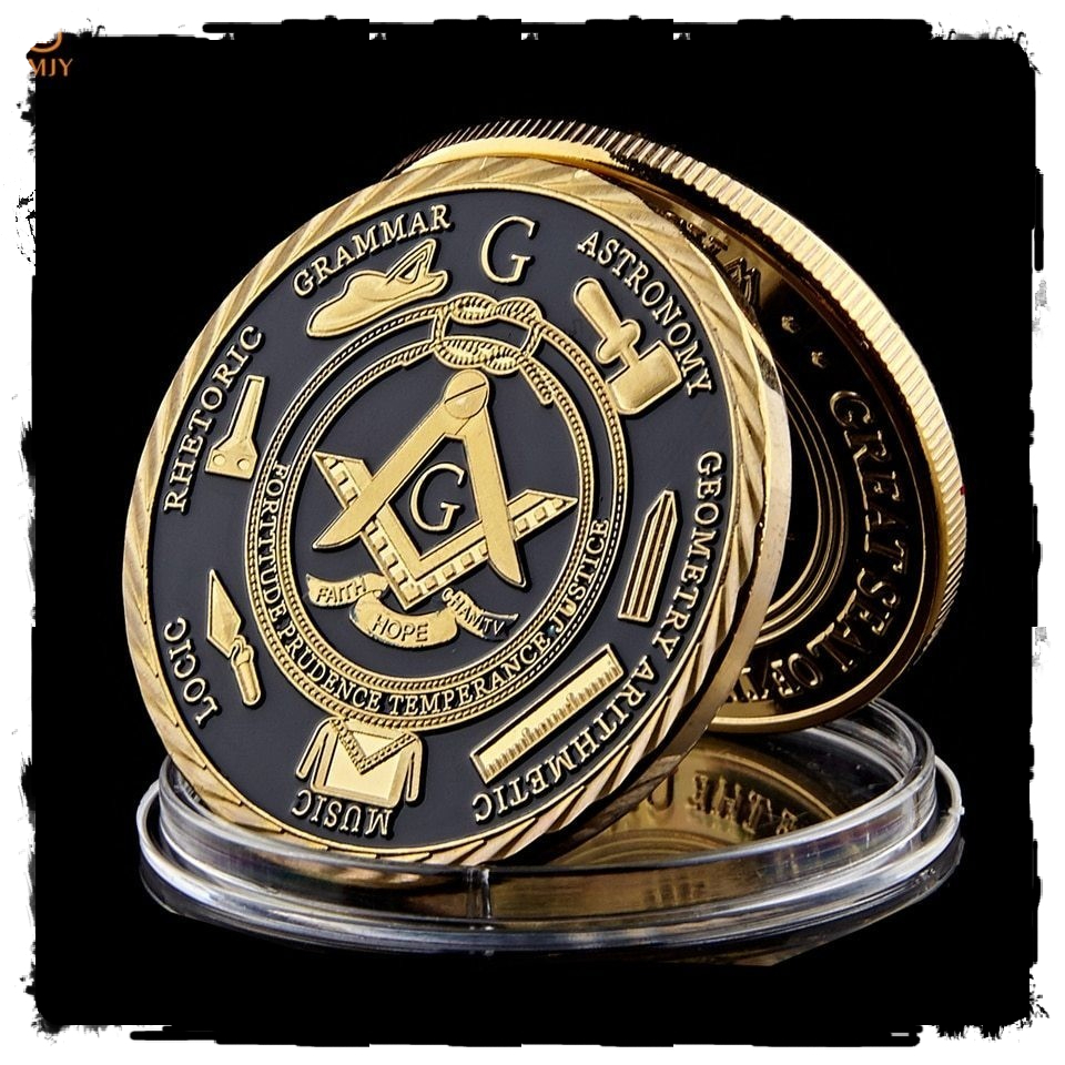 大好評 特別価格 1円から Freemasonry フリーメイソン ゴールドプレート メダル コイン 秘密結社 イルミナティ ファングッズ Grt その他 売買されたオークション情報 Yahooの商品情報をアーカイブ公開 オークファン Aucfan Com