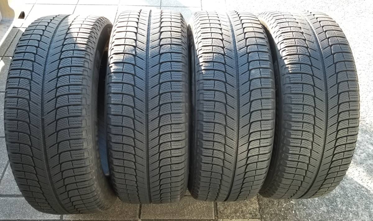 ミシュラン X-ICE3+ 235/55R18 100T 6～７分山 2018年製 4本 中古 ハリアー・RAV4など