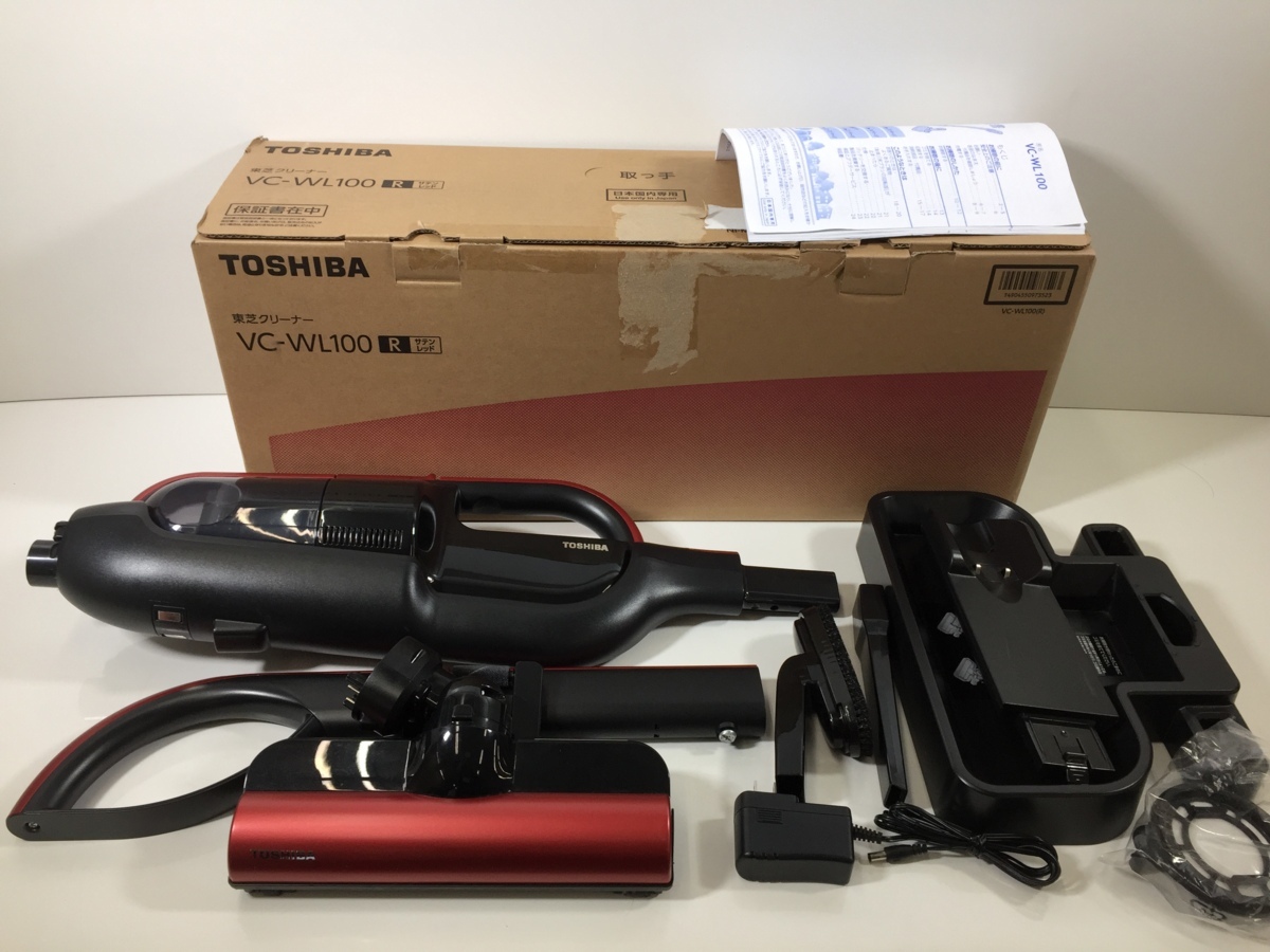 東芝 スティッククリーナー コードレス 掃除機 VC-WL100 VC-WL100(R 