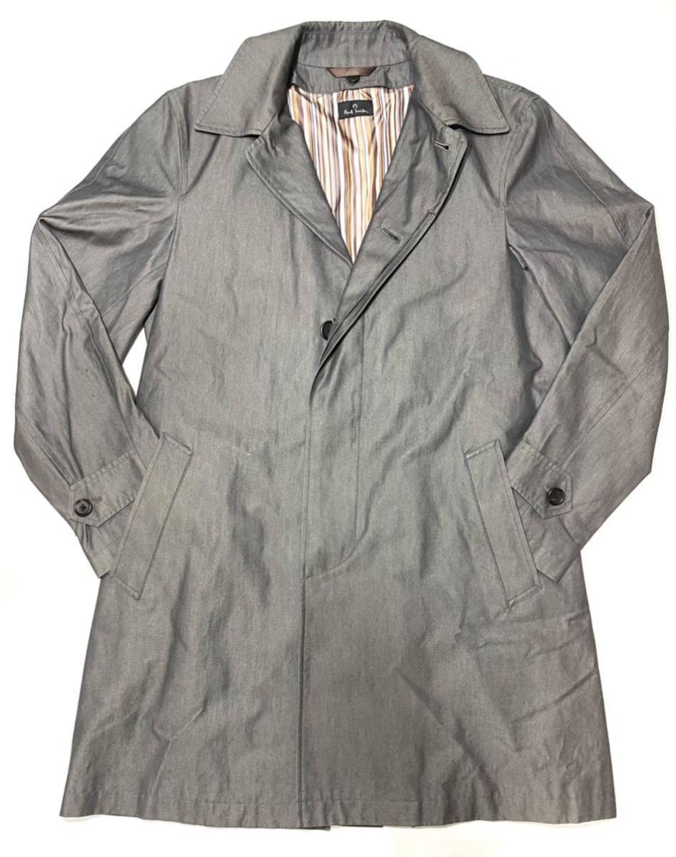 【美品】ポールスミス PAUL SMITH paulsmith ステンカラーコート ナイロン コート