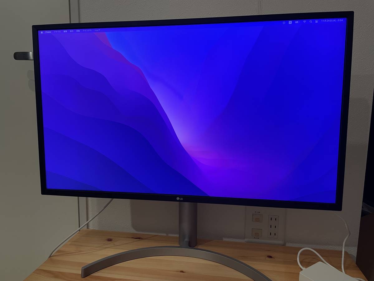 中古品 少し難あり LG モニター ディスプレイ 32UL750-W 31.5インチ/4K/DisplayHDR600/VA非光沢/USB Type-C LGエレクトロニクス