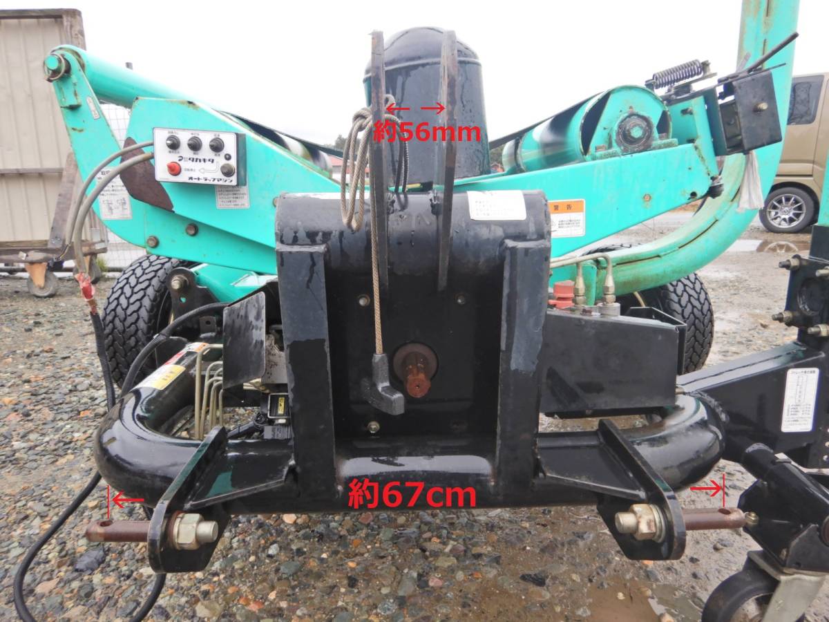 岩手　タカキタ オートラップマシン WM1230 ジョイント付 牧草ロールラッピング 牧草 　畜産　梱包 中古 タカキタ／牧草をフィルムラッピング | 新製品 ニュース | 日刊工業