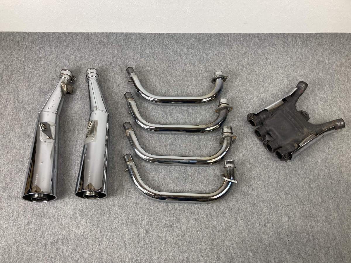 曲り無 YAMAHA ヤマハ XJR1300 RP03J 純正 ノーマルマフラー 4KG-1  