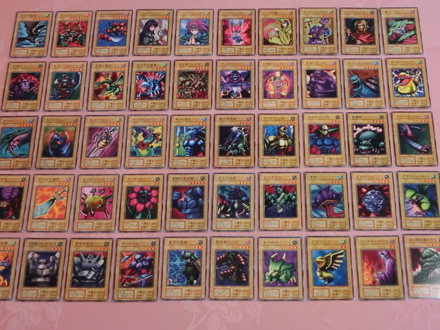 遊戯王 初期 カード ☆ ノーマル ☆ 50種セット (銀マーク・型番なし