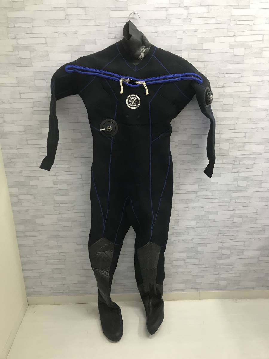 浜⁄ZERO⁄ドライスーツ⁄Lサイズ⁄スキューバダイビング⁄ダイビング用品