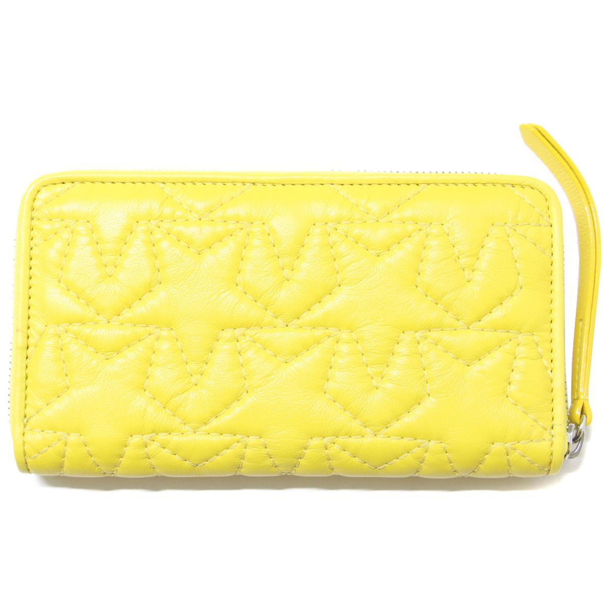 新品 JIMMY CHOO ジミーチュウ 財布 長財布 ロングウォレット イエロー 