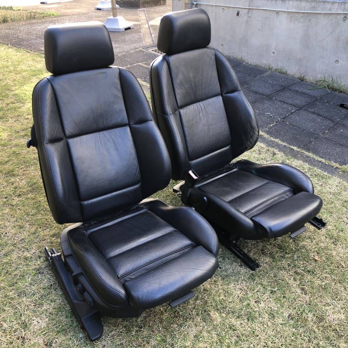 ☆直接取引限定 BMW E36 純正シート 運転席助手席 左右セット 2脚 電動 