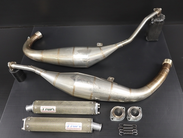 激安！NSR250R用TYGAperformance製ステンレス/カーボンチャンバー