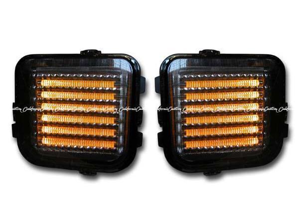 即納/クローム】ハマーH3 LED クリスタル LED パークシグナル ランプ