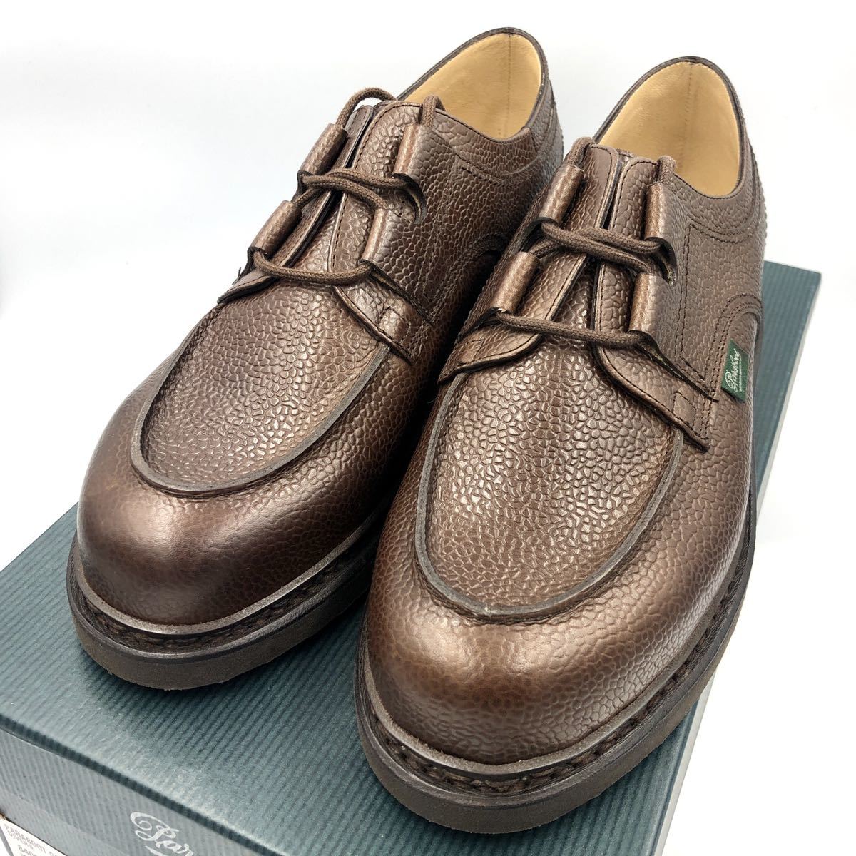 レア】パラブーツ Cambriole UK8 シボ革ブラウン シャンボード レア】パラブーツ Cambriole UK8 シボ革ブラウン シャンボード