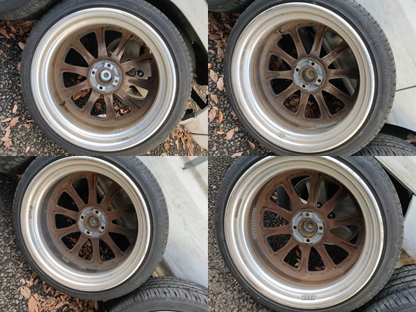 希少 WORK SW4 17インチ PCD 100 4穴 205/40R17 希少 WORK SW4 17インチ PCD 100 4穴 205/40R17 Yahoo!オークション