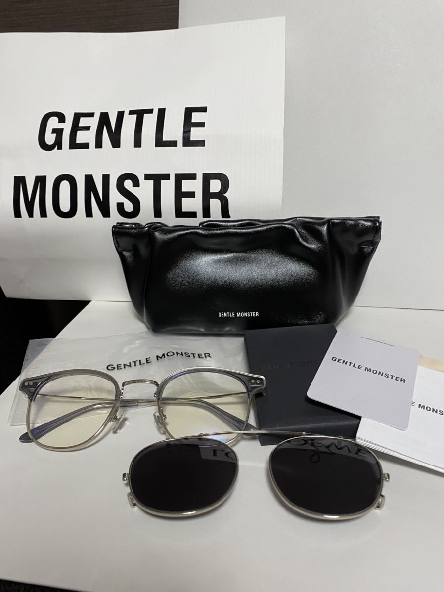 極美品□GENTLE MONSTER ジェントルモンスター BY ROW ウェリントン