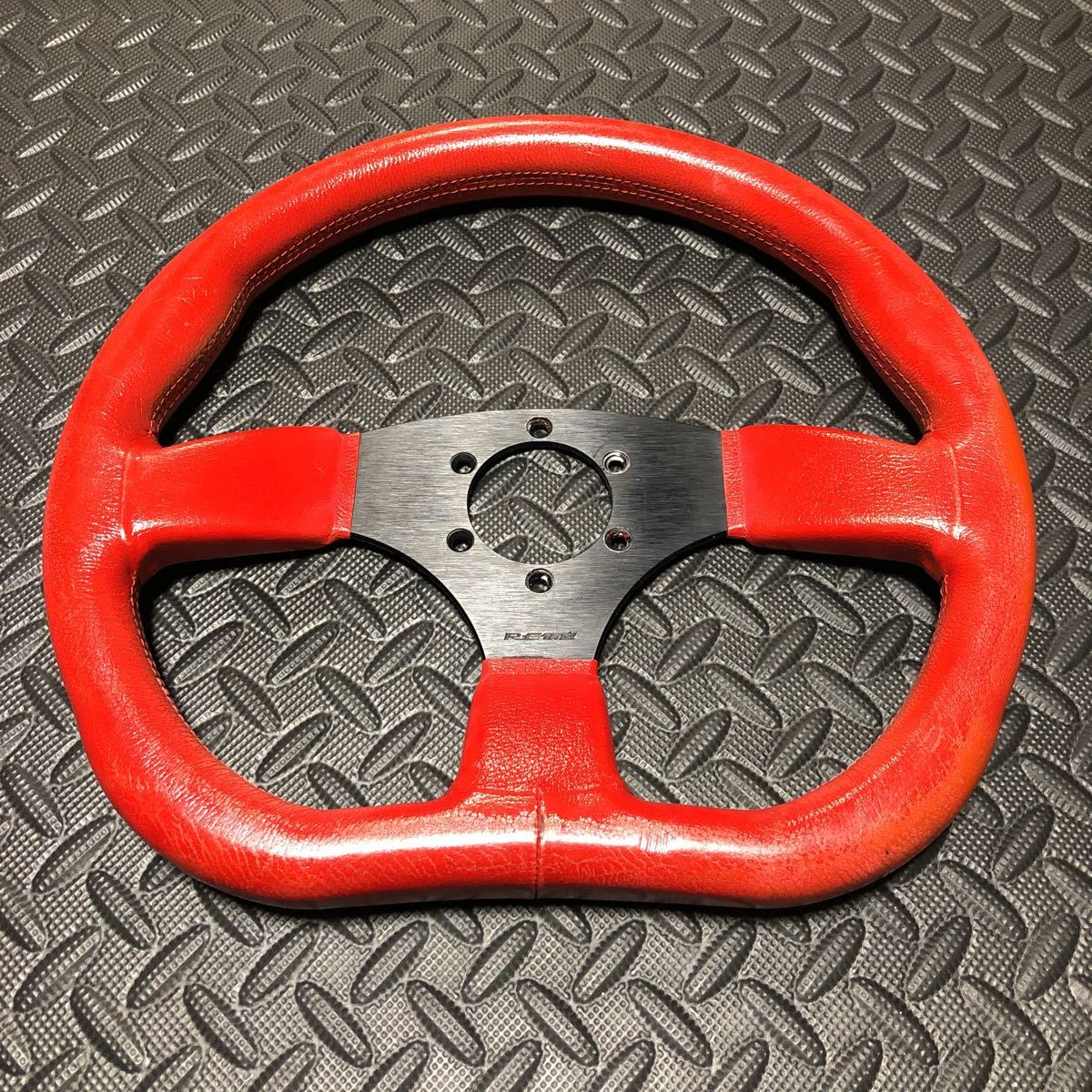 RE雨宮 ステアリング ハンドル fd3s fc3s マツダ re雨宮 フラット 希少