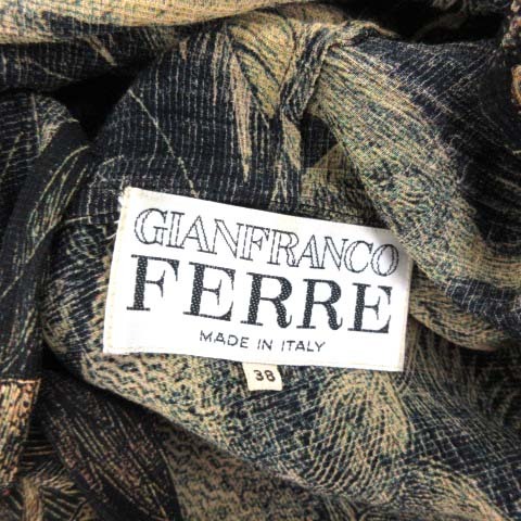 イタリア製 90s GIANFRANCO FERRE コットン リネン ニット 2026年最新