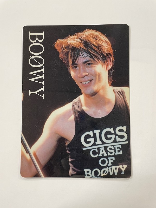 AG-S08 / 【 未使用 】氷室京介 BOOWY 下敷き B5サイズ 18.2cm×25.7cm 