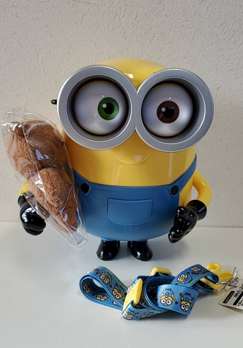 ユニバーサル　USJ　ミニオン　ポップコーンバケツ　ボブ　おしゃべり_1