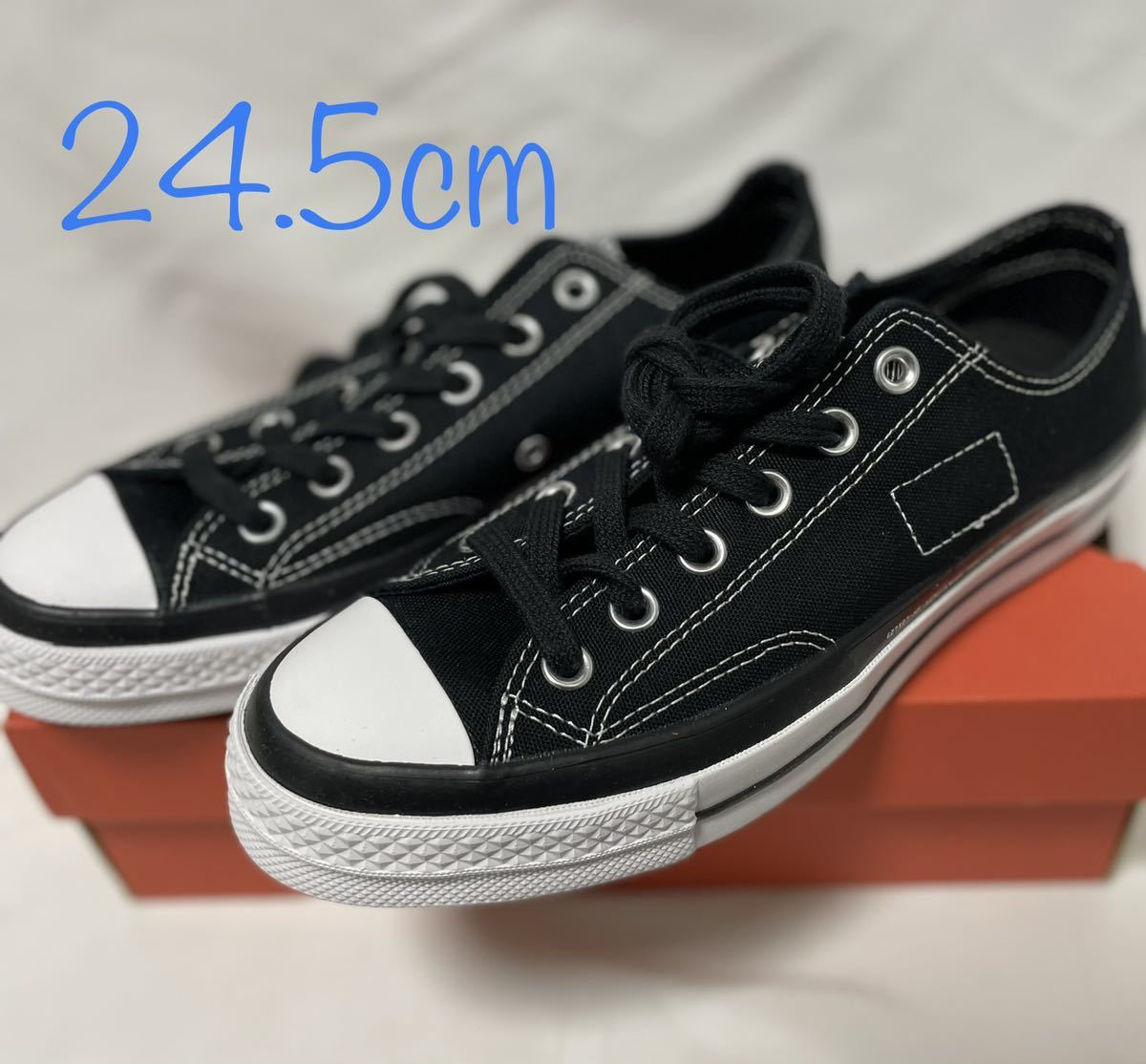 新品 未使用 Moncler Fragment × Convers Chuck 70 BLACK モンクレール  